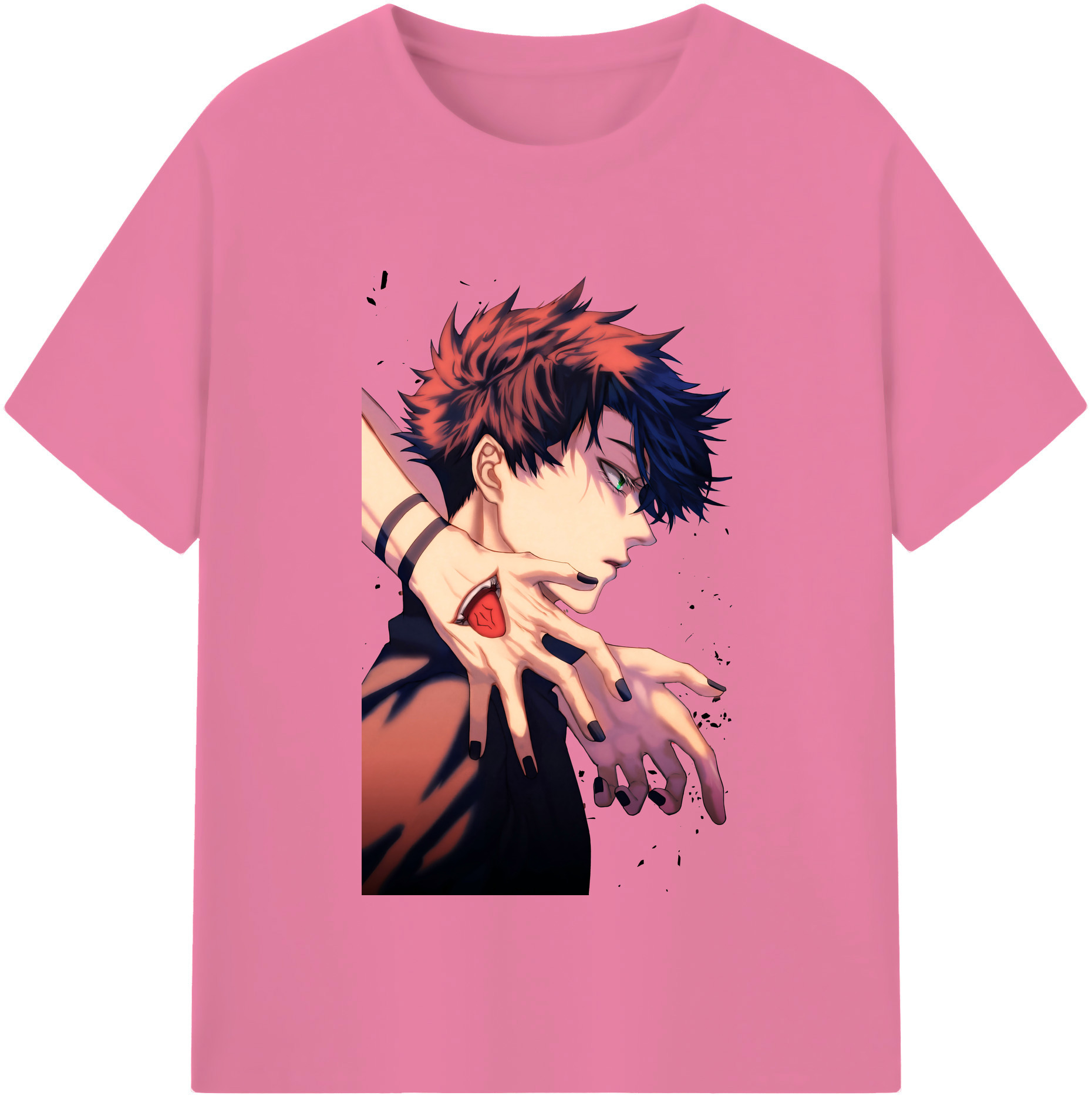 （画像用） 呪術廻戦 Jujutsu Kaisen 綿100％半袖Tシャツ（フロントプリント）